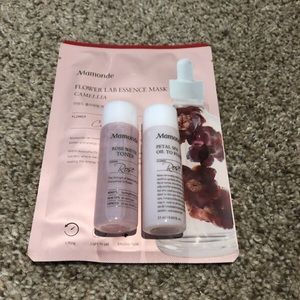Mamonde face mask, rose water and soap